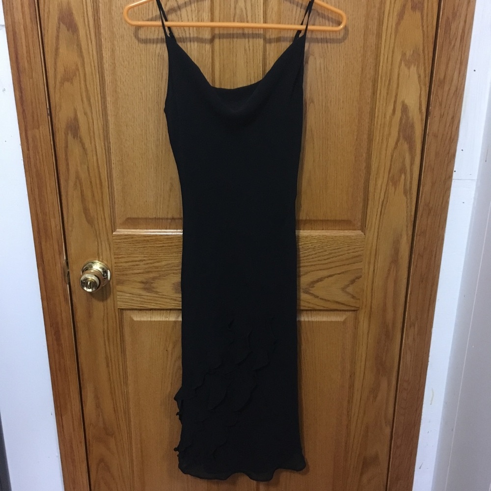 NWT Beautiful black silk dress from Express